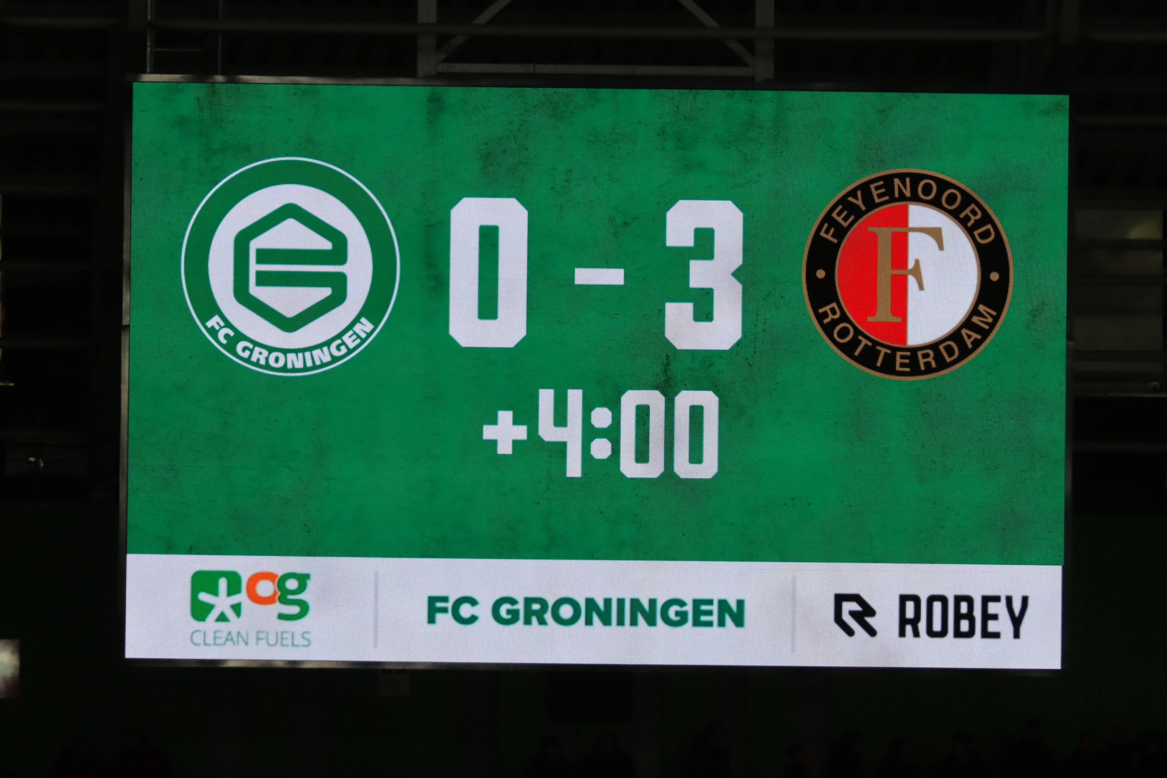 Feyenoord nu officieel winterkampioen