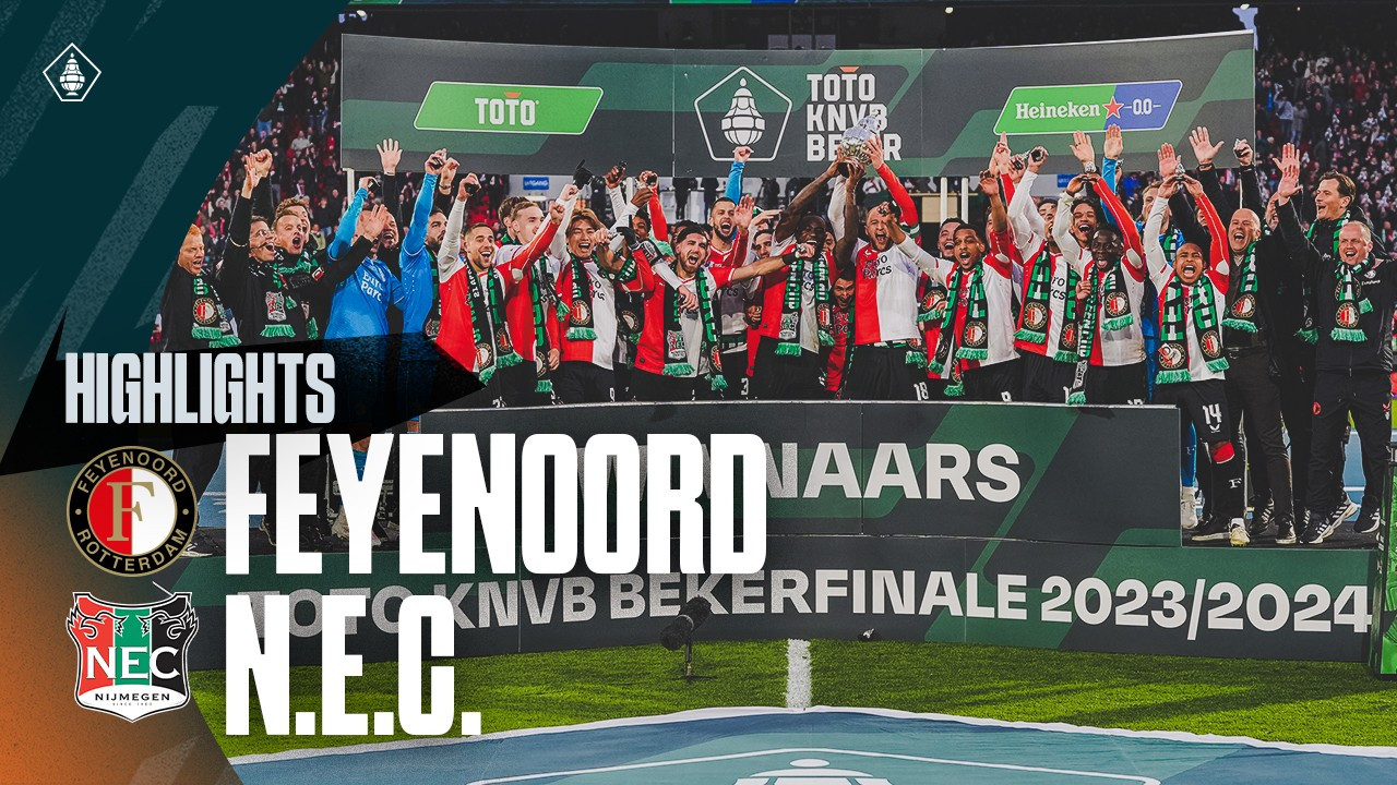 Samenvatting · Feyenoord wint de bekerfinale tegen N.E.C.! (1-0)