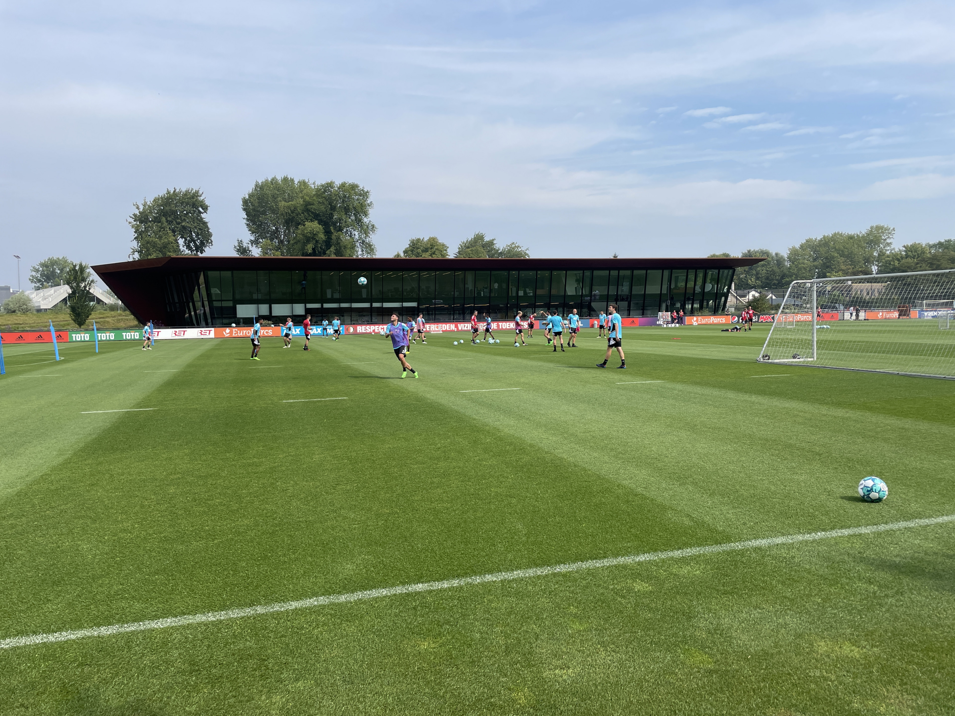 Openbare training woensdag 10 juli gaat niet door