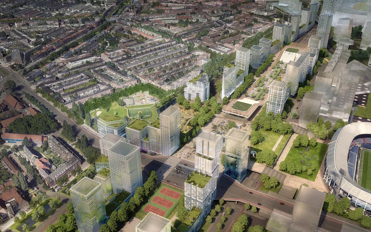 Feijenoord XL vangt bot bij gemeente: geen groen hart langs De Kuip