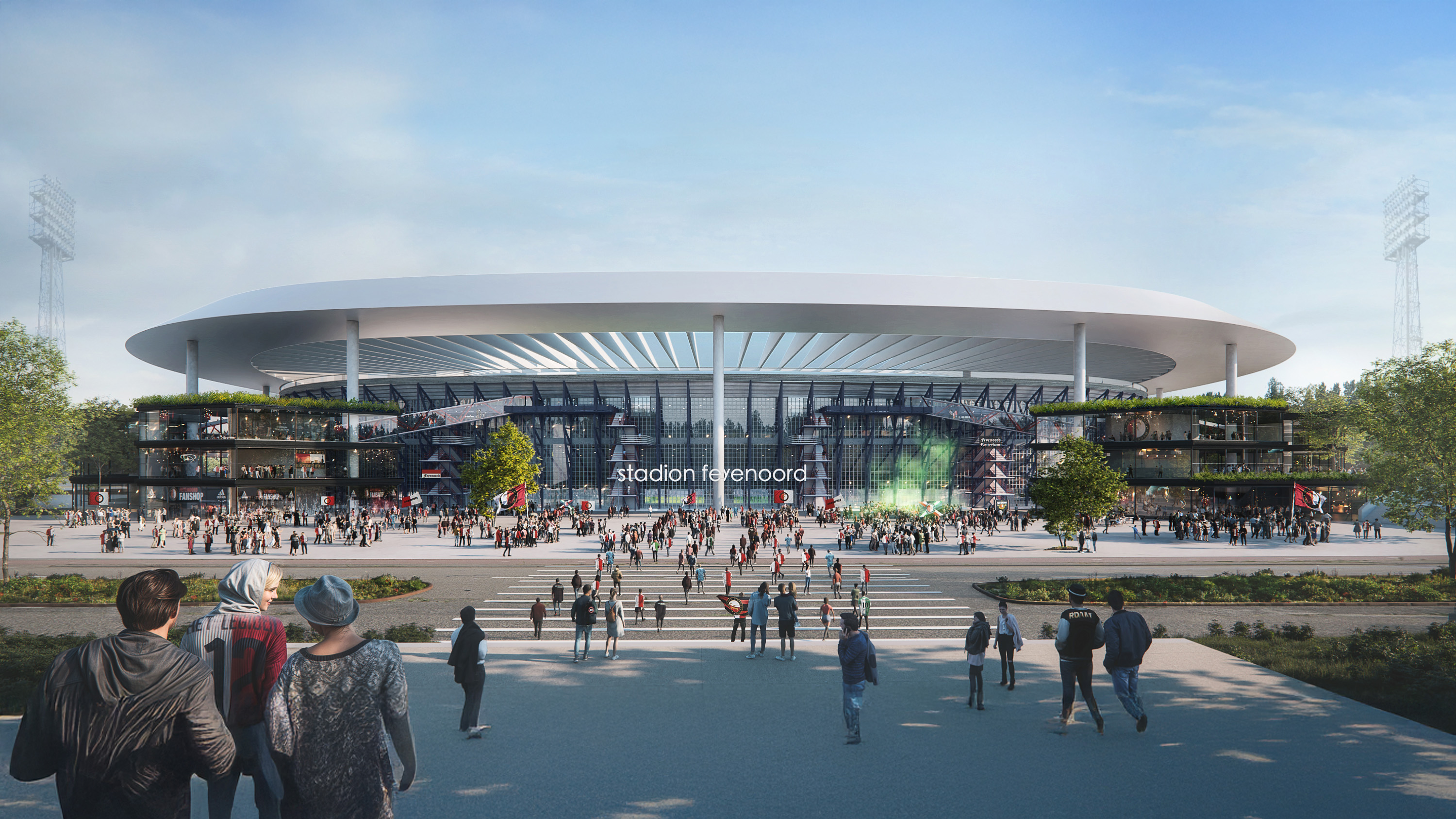 De eerste impressiefoto’s • Renovatieplan van De Kuip in beeld