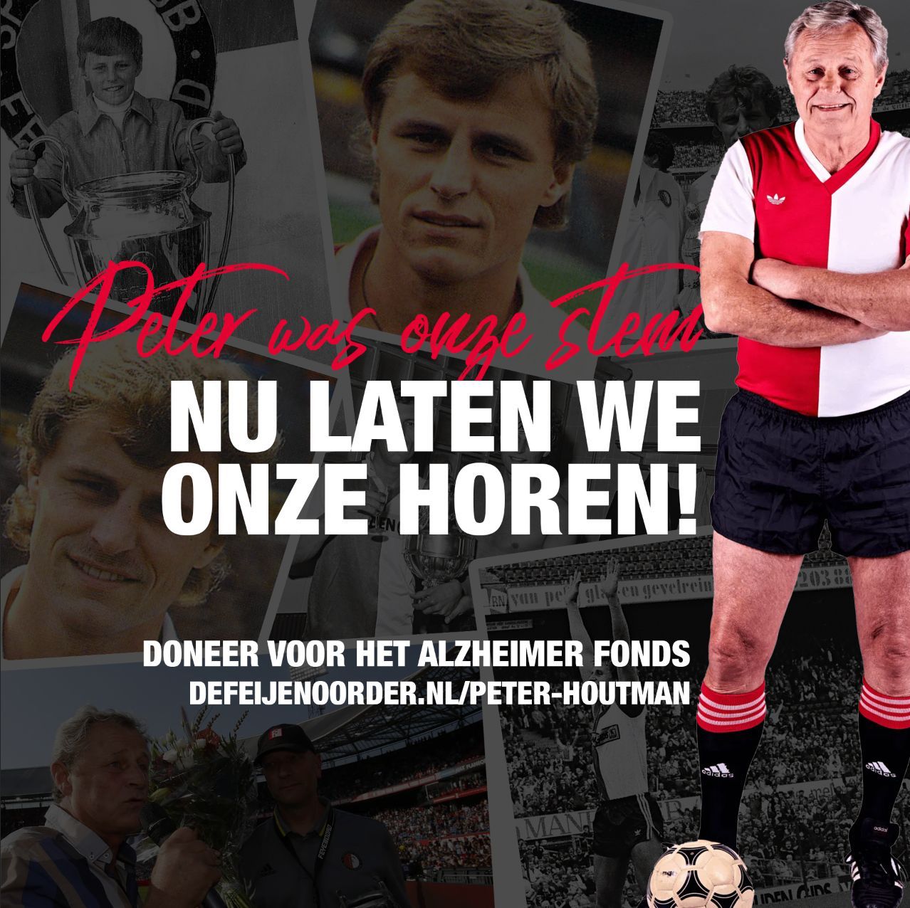 Feijenoorders samen voor Alzheimer Nederland