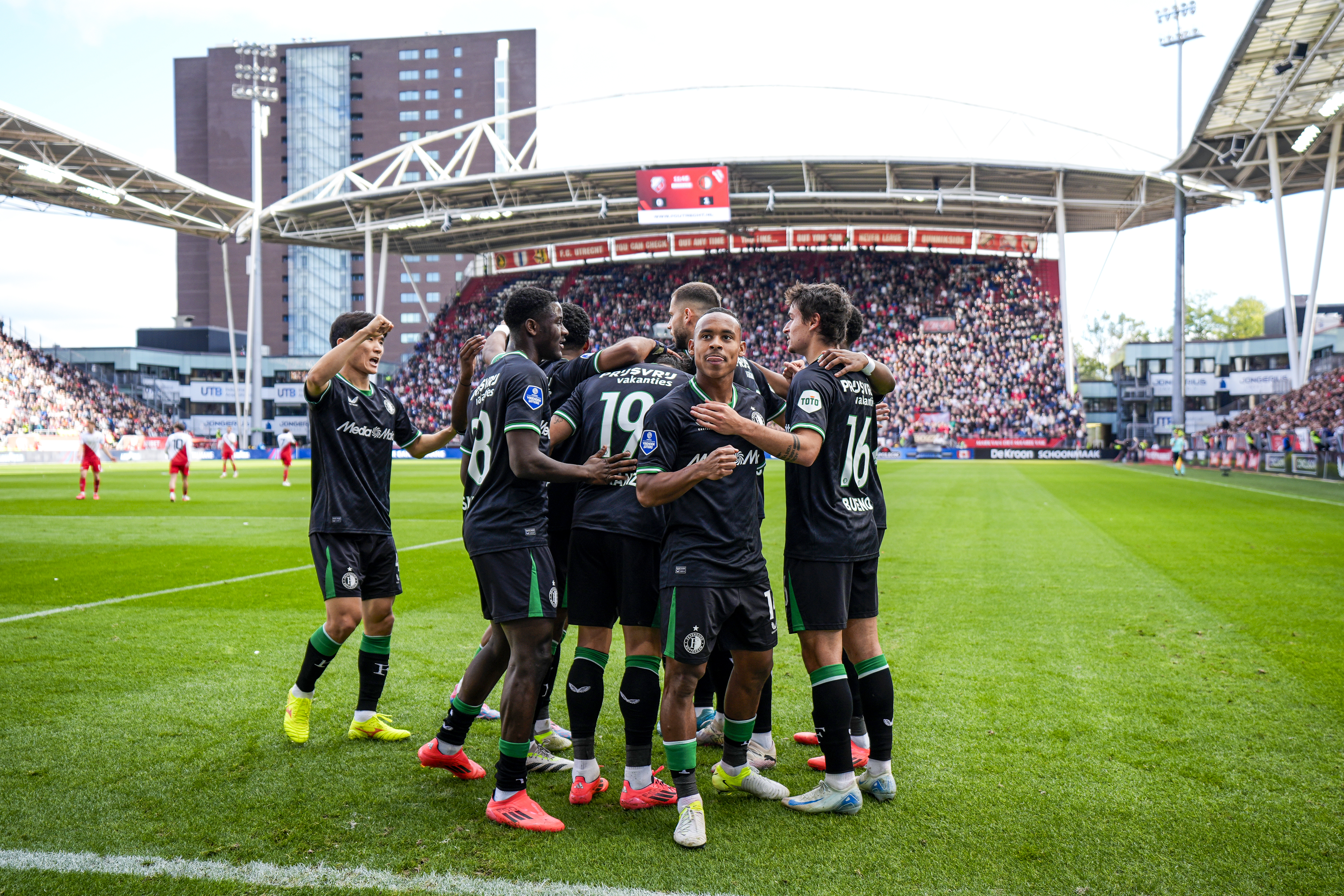 Feyenoord zet goede reeks voort met overwinning in Utrecht