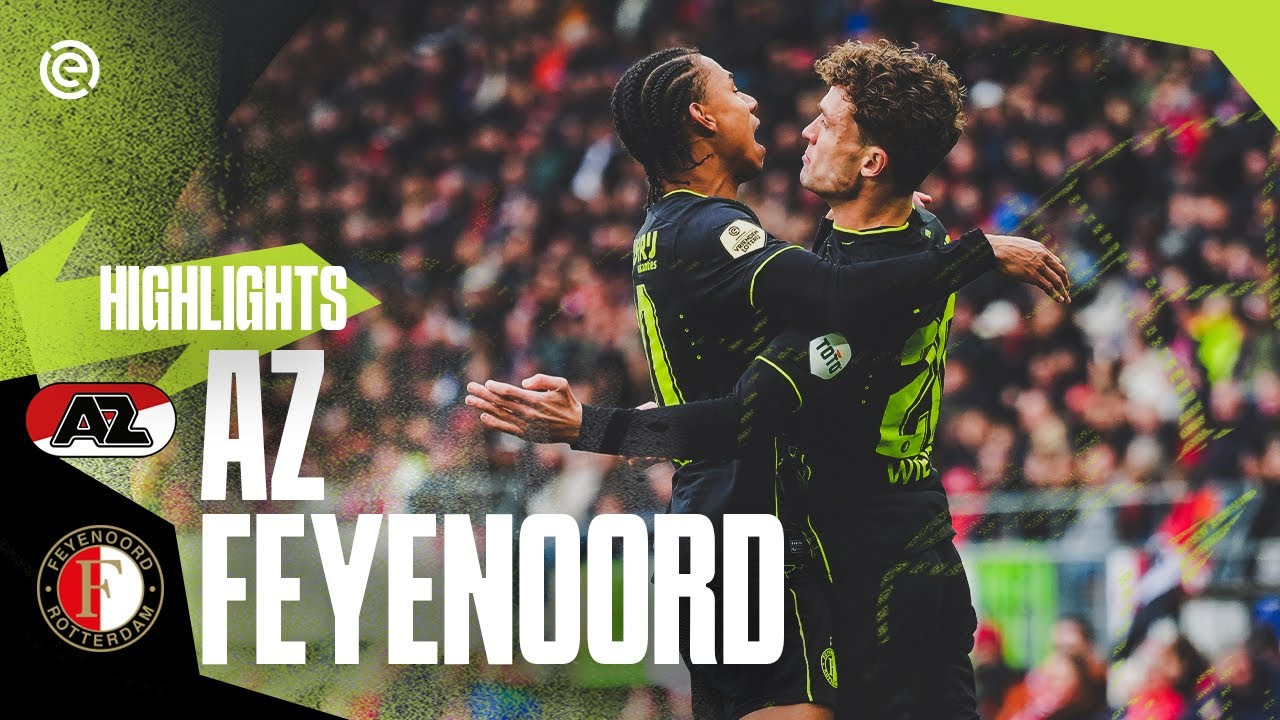 Video • Samenvatting AZ - Feyenoord (0-1)