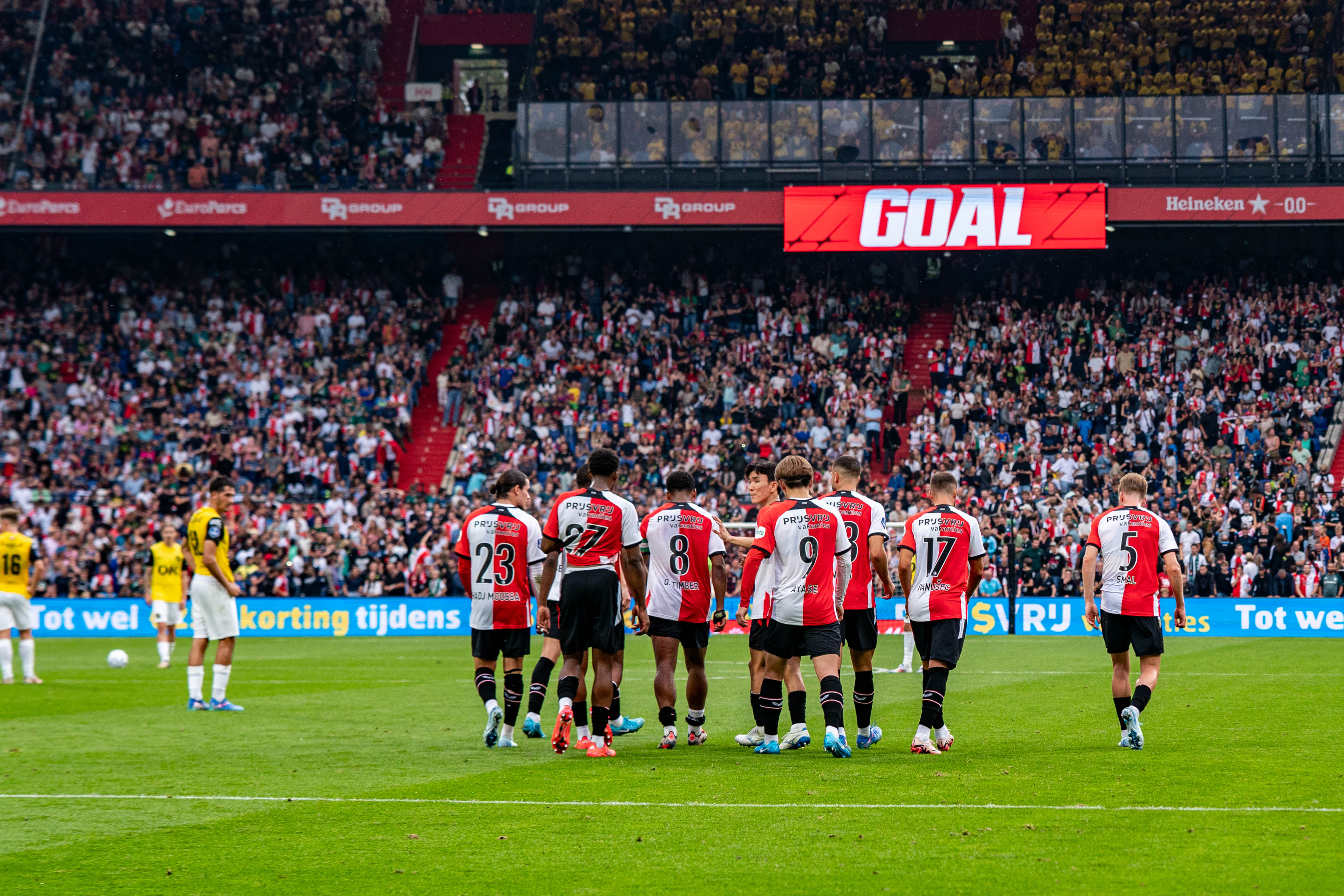 Evenaart Feyenoord clubrecord tegen N.E.C?