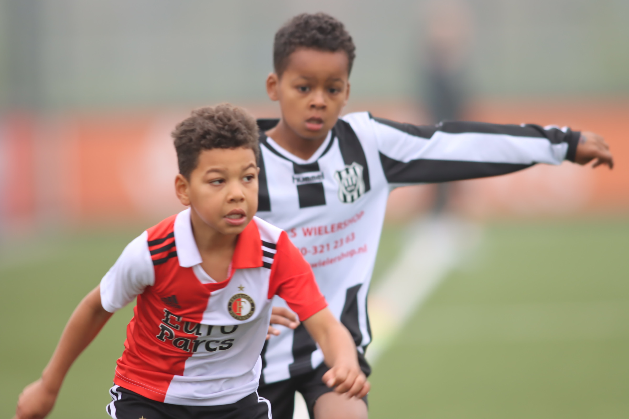 Feyenoord sc O9 wint met 17-1 van WIK JO10-1