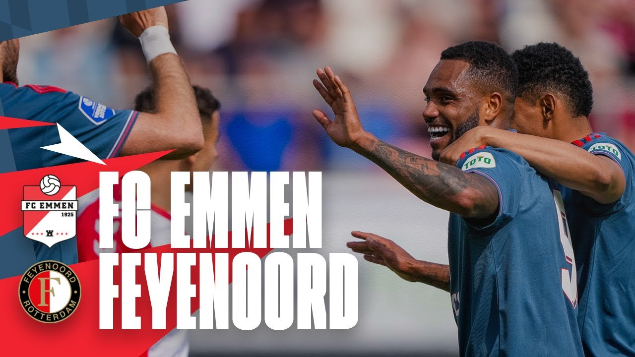 Samenvatting FC Emmen - Feyenoord (1-3)