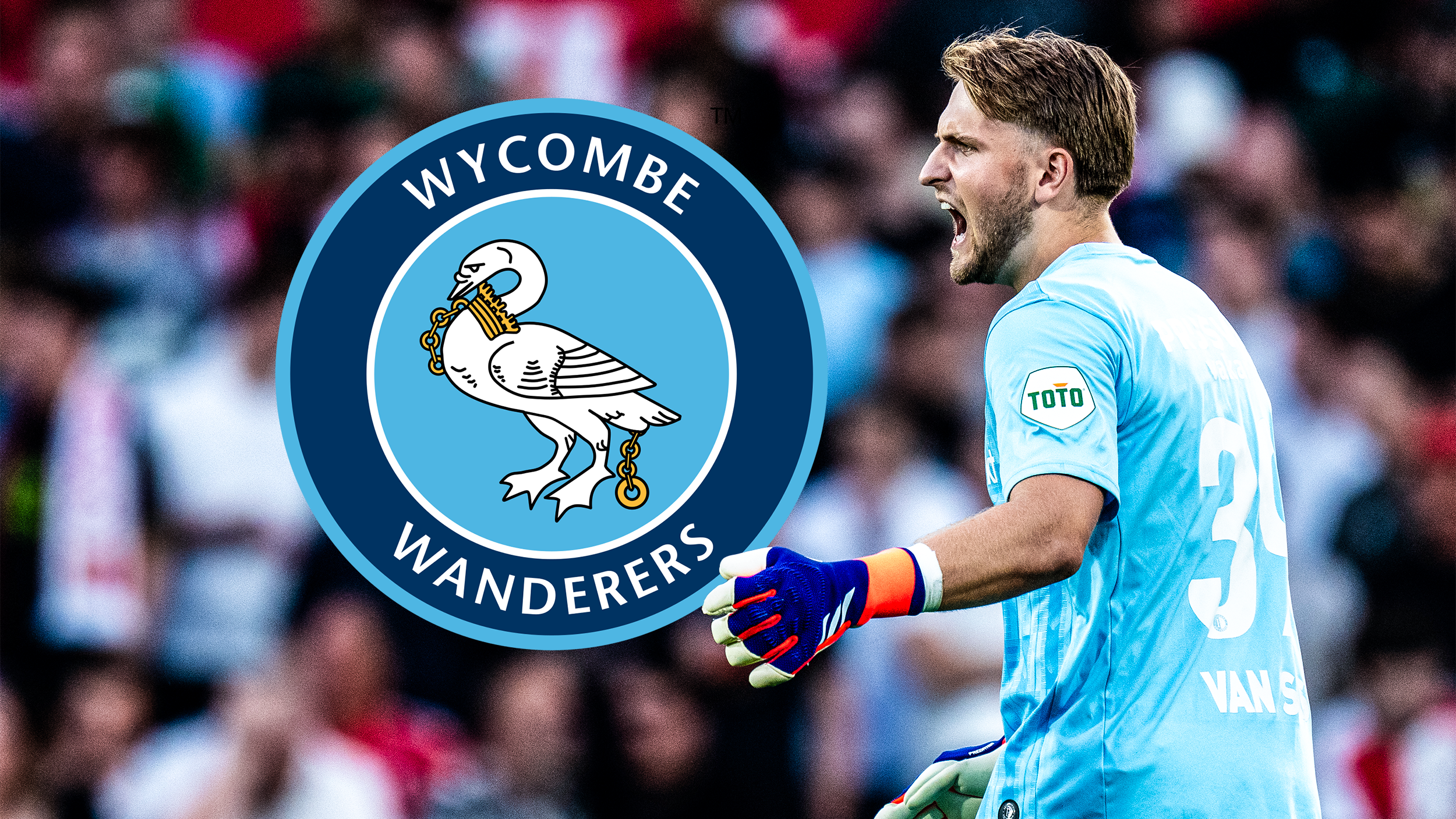 Wycombe Wanderers FC concreet voor doelman Mikki van Sas