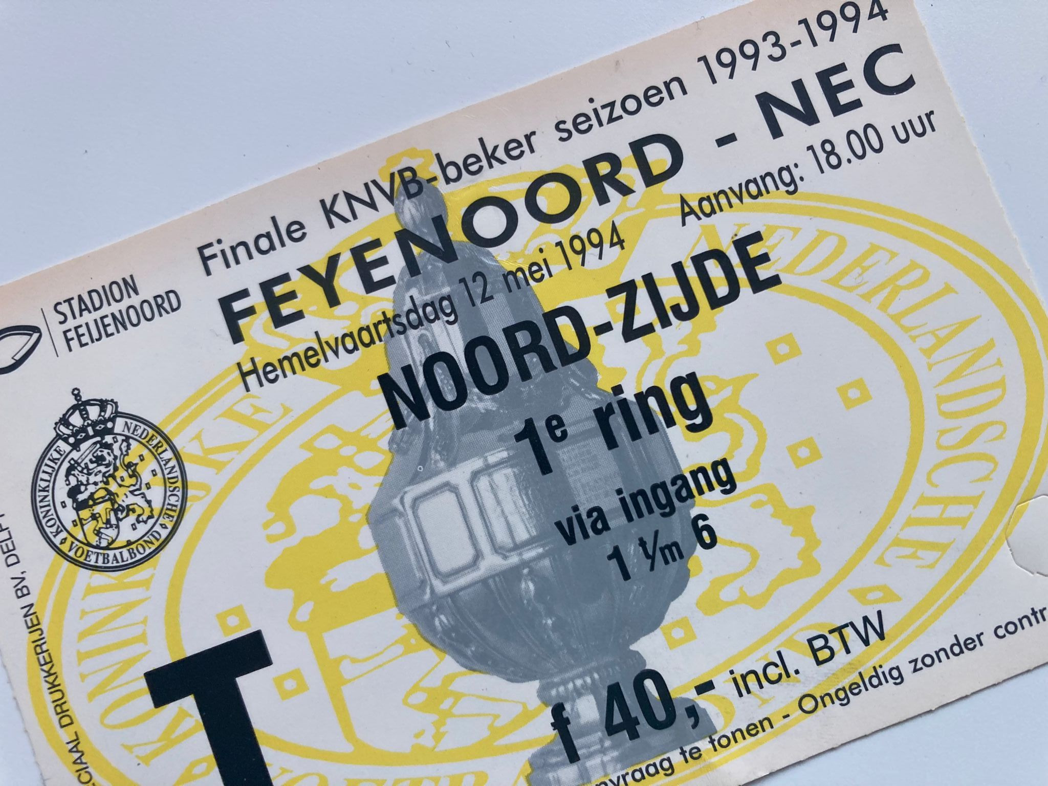 Historische finale: Feyenoord - N.E.C.