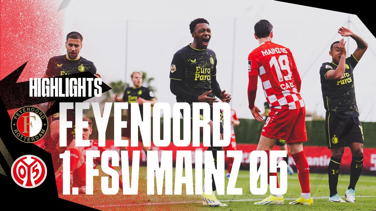 Video • Samenvatting Feyenoord - FSV Mainz 05 (1-2)